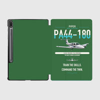 Thumbnail for Piper PA-44-180 Seminole design on green samsung tablet tablet case