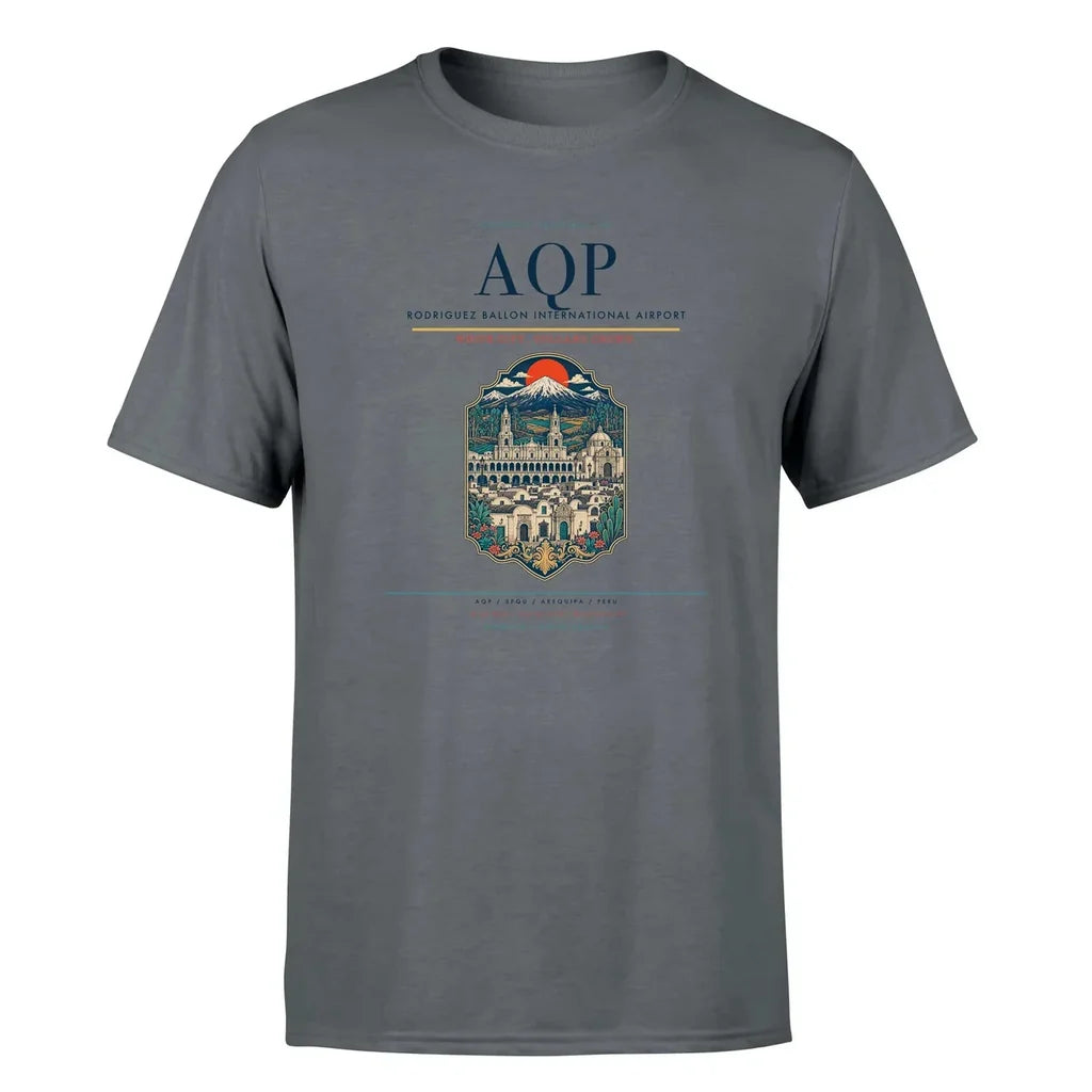 Arequipa Airport (AQP) Premium T-Shirt Gray