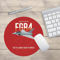 Thumbnail for Eurofighter Typhoon FGR4 design on red round mouse pad