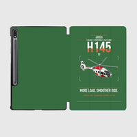 Thumbnail for Airbus H145 D3 design on green samsung tablet tablet case