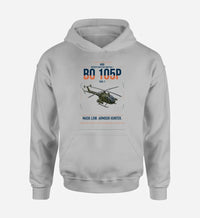 Thumbnail for MBB BO 105P PAH-1 design on light gray double-side hoodie, single-side print