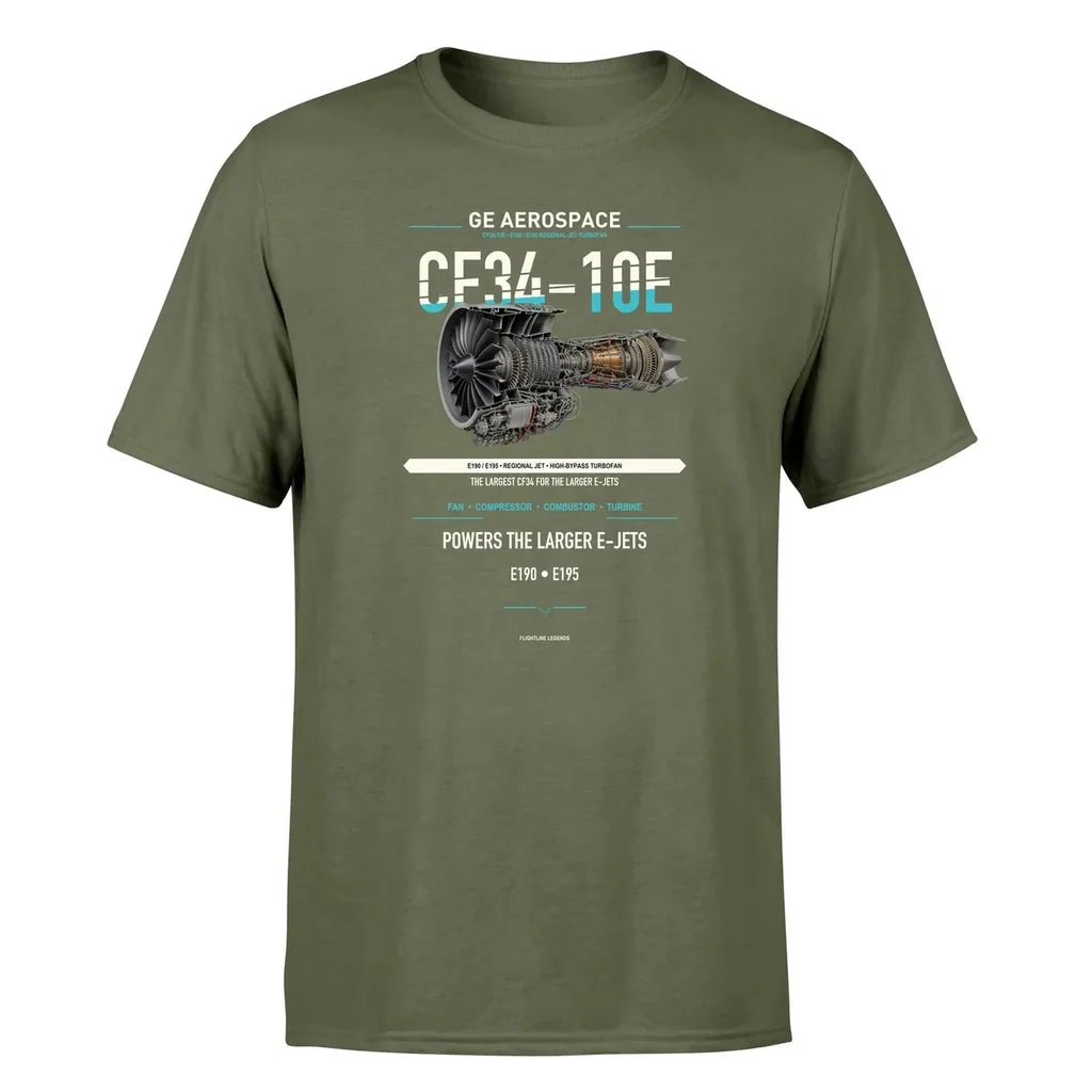 CF34-10E design on green army single side
