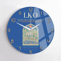 Thumbnail for Chaudhary Charan Singh International Airport LKO Wall-Clock No-Frame - Blue