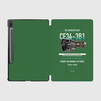 Thumbnail for CF34-3B1 design on green samsung tablet tablet case