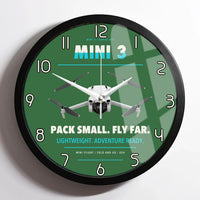 Thumbnail for DJI Mini 3 design on green framed wall clock