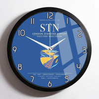 Thumbnail for London Stansted Airport STN Wall-Clock Framed - Blue