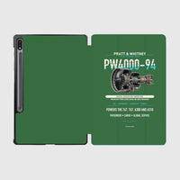 Thumbnail for PW4000-94 design on green samsung tablet tablet case