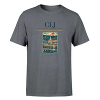 Thumbnail for Cluj-Napoca Airport (CLJ) Premium T-Shirt Gray