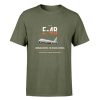 Thumbnail for E-4B Nightwatch design on green army double-side t-shirt, single-side print