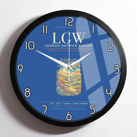 Thumbnail for London Gatwick Airport LGW Wall-Clock Framed - Blue