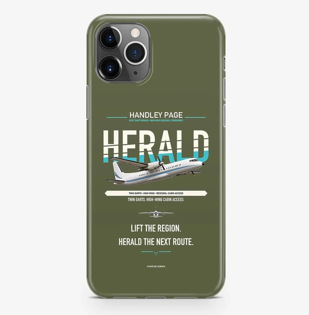 Handley Page HPR.7 Dart Herald Case ProMax design on green army iphone case promax