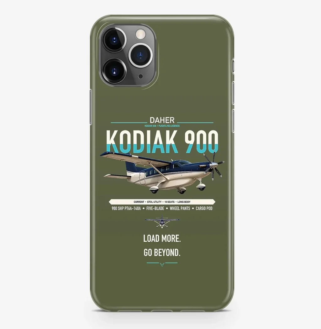 Daher Kodiak 900 design on green army magsafe iphone case, for iPhone Pro Max