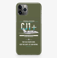 Thumbnail for Cessna Citation CJ1+ design on green army magsafe iphone case, for iPhone Pro Max