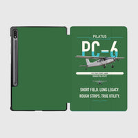 Thumbnail for Pilatus PC-6 Porter design on green samsung tablet tablet case