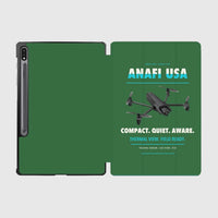 Thumbnail for Parrot ANAFI USA design on green samsung tablet tablet case
