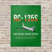 Thumbnail for RC-135S Cobra Ball vertical canvas print - no frame - green background