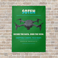 Thumbnail for ACSL SOTEN vertical canvas print - no frame - green background