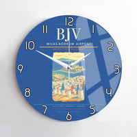 Thumbnail for Milas-Bodrum Airport BJV Wall-Clock No-Frame - Blue