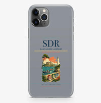Thumbnail for Santander Airport (SDR) design on gray iPhone 16 Pro MagSafe case
