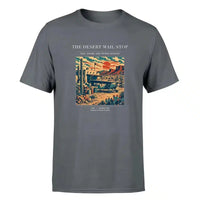 Thumbnail for VINTAGE G4151 - The Desert Mail Stop - Premium T-Shirt design on gray premium t shirt
