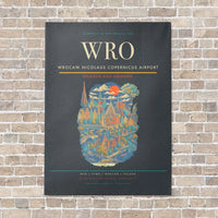 Thumbnail for Wrocaw Nicolaus Copernicus Airport WRO - Canvas No Frame - Gray