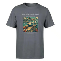 Thumbnail for VINTAGE G4068 - The Seaplane Ramp - Premium T-Shirt design on gray premium t shirt