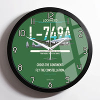 Thumbnail for Lockheed L-749A Constellation design on green framed wall clock