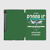 Thumbnail for Tecnam P2008JC NG design on green samsung tablet tablet case