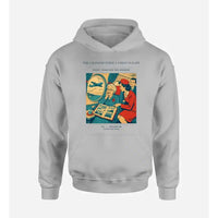 Thumbnail for VINTAGE G4423 - The Grandmother's First Flight - Premium Hoodie design on lightgray premium