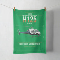 Thumbnail for Airbus H125 design on green towel