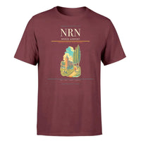 Thumbnail for Weeze Airport (NRN) T-Shirt single-side front print in Dark Red | weeze-airport-nrn-double-side-t-shirt