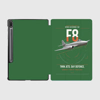 Thumbnail for Gloster Meteor F8 design on green samsung tablet tablet case