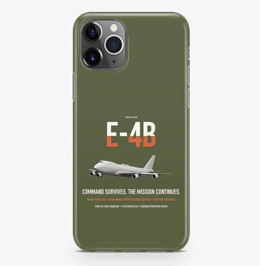 E-4B Nightwatch design on green army magsafe iphone case, for iPhone Pro Max
