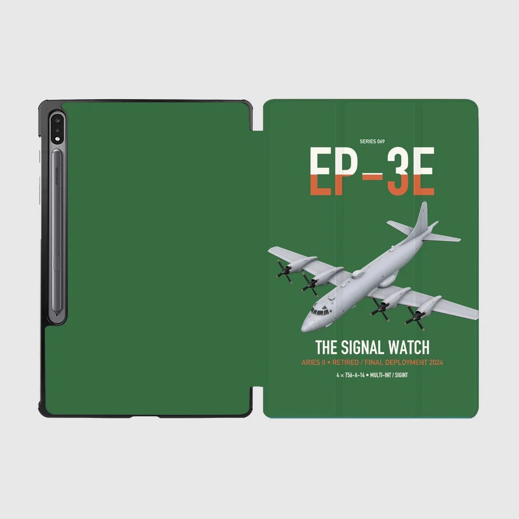 EP-3E ARIES II design on green samsung tablet tablet case