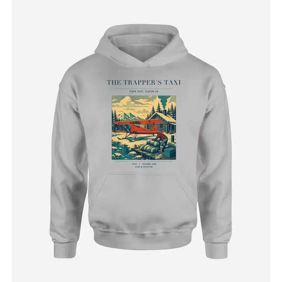 VINTAGE G4192 - The Trapper's Taxi - Premium Hoodie design on lightgray premium