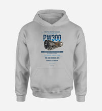 Thumbnail for PW300 design on light gray hoodie single side