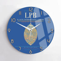 Thumbnail for El Alto International Airport LPB Wall-Clock No-Frame - Blue