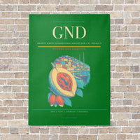 Thumbnail for Maurice Bishop International Airport GND — St. George's vertical canvas print - no frame - green background