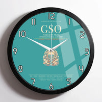 Thumbnail for Piedmont Triad International Airport GSO Wall-Clock Framed - Turquoise