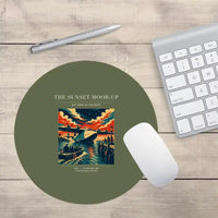 Thumbnail for VINTAGE G4277 - The Sunset Moor-Up - Designed Mouse Pads design on greenarmy round