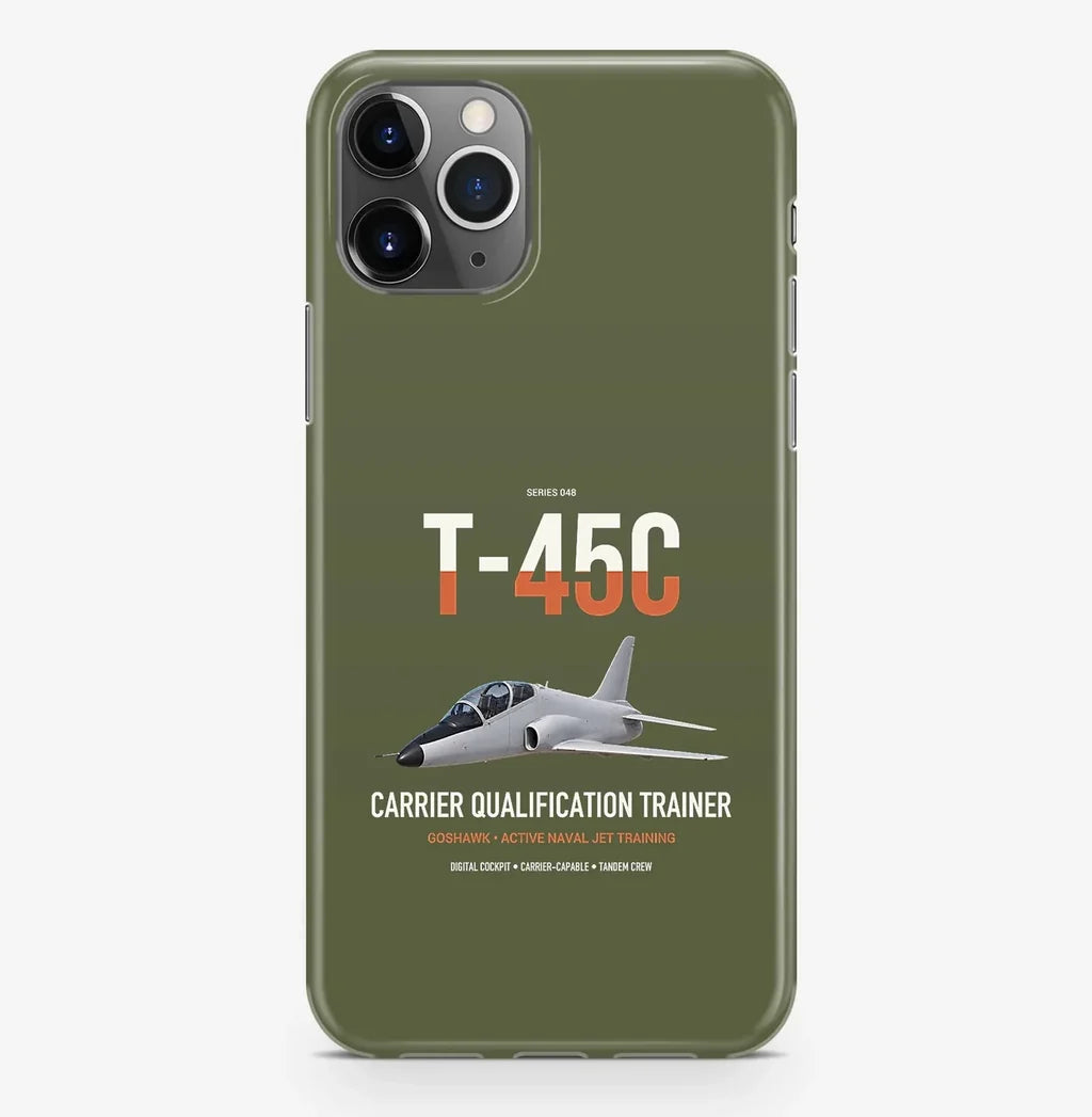 T-45C Goshawk design on green army magsafe iphone case, for iPhone Pro Max