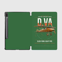 Thumbnail for Albatros D.Va design on green samsung tablet tablet case