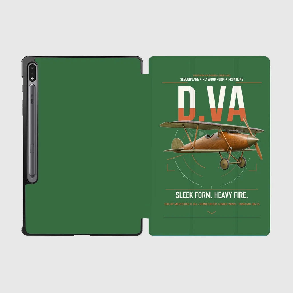 Albatros D.Va design on green samsung tablet tablet case