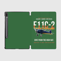 Thumbnail for F11C-2 Goshawk Dive from the High Hat design on green samsung tablet tablet case