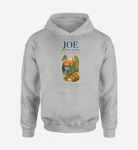 Thumbnail for Joensuu Airport (JOE) design on light gray hoodie single-side print