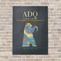 Thumbnail for Kodiak Airport ADQ - Canvas No Frame - Gray