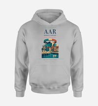 Thumbnail for Aarhus Airport (AAR) design on light gray hoodie single-side print