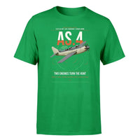 Thumbnail for Fairey Gannet AS.4 design on green t-shirt, single-side print