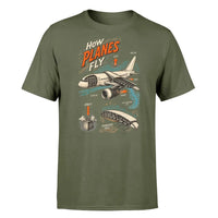 Thumbnail for SIGNAL 616 - How Planes Fly V2 - Premium T-Shirt design on green army premium t shirt