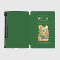Thumbnail for EuroAirport Basel-Mulhouse-Freiburg (MLH) design on green samsung tablet tablet case